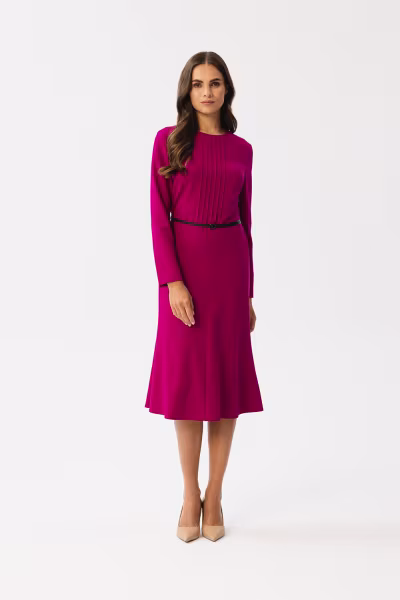 Sukienka Model S347 Śliwka - Stylove — zdjęcie 1