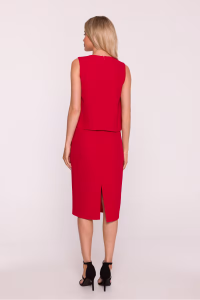 Sukienka Model S422 Red - Stylove — zdjęcie 3