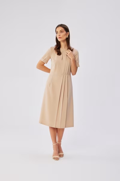 Sukienka Model S361 Beige - Stylove — zdjęcie 1