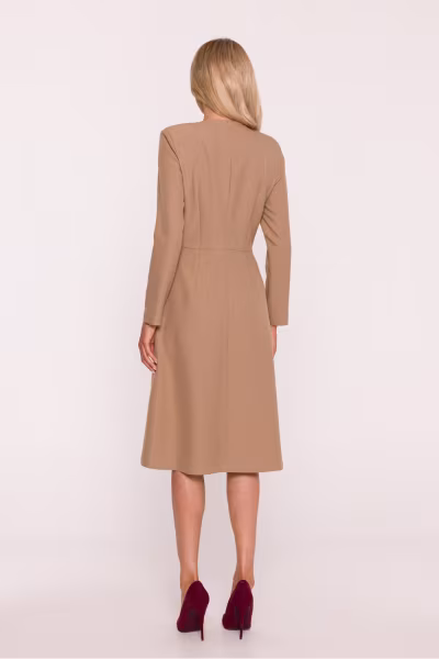 Sukienka Model S413 Beige - Stylove — zdjęcie 3