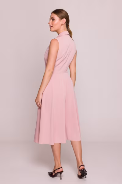 Sukienka Model S409 Powder Pink - Stylove — zdjęcie 2