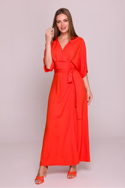 Sukienka Model S406 Coral - Stylove — zdjęcie 1