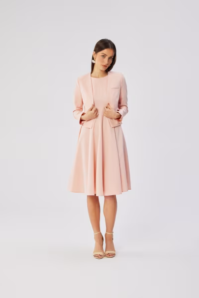 Sukienka Model S358 Powder Pink - Stylove — zdjęcie 2