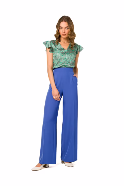 Spodnie Damskie Model S331 Blue - Stylove — zdjęcie 1