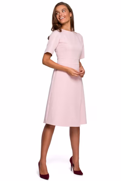 Sukienka Model S240 Powder Pink - Stylove — zdjęcie 1