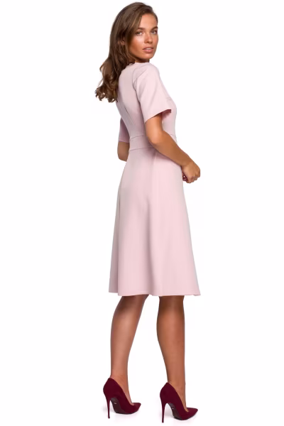 Sukienka Model S240 Powder Pink - Stylove — zdjęcie 2