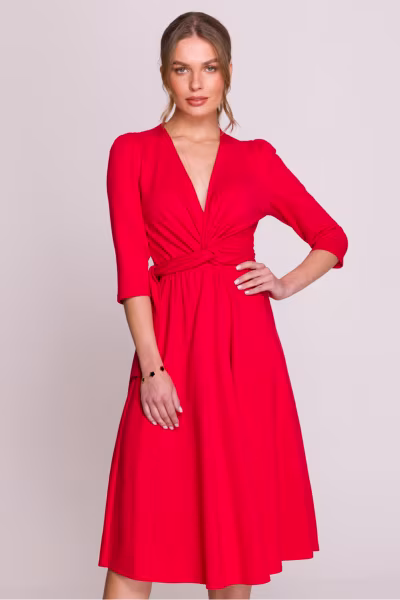 Sukienka Model S404 Red - Stylove — zdjęcie 1