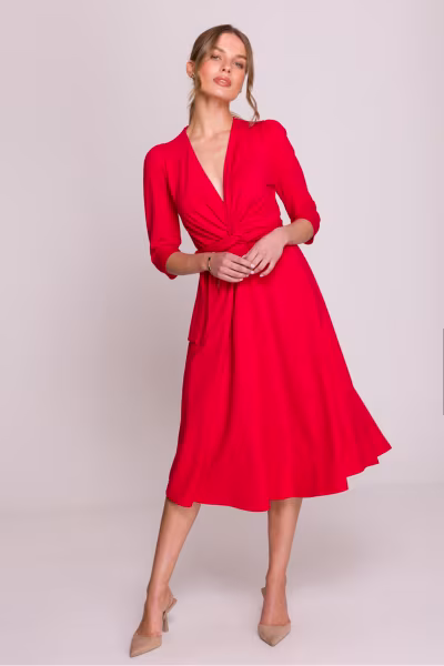 Sukienka Model S404 Red - Stylove — zdjęcie 2