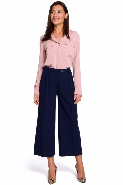 Spodnie Damskie Model S139 Navy - Stylove — zdjęcie 1