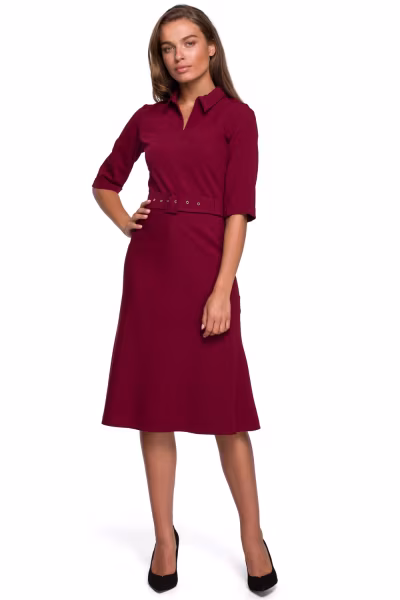 Sukienka Model S231 Bordo - Stylove — zdjęcie 1