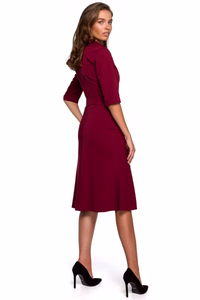 Sukienka Model S231 Bordo - Stylove — zdjęcie 2