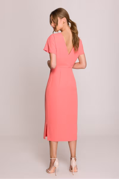 Sukienka Model S398 Orange - Stylove — zdjęcie 2