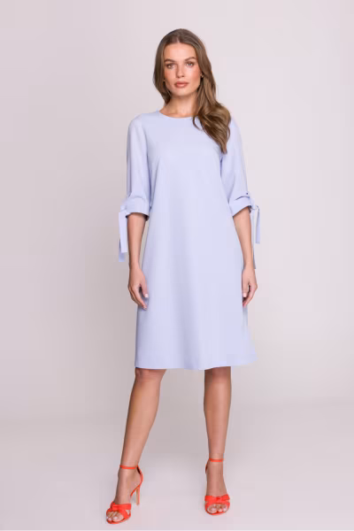 Sukienka Model S393 Błękit - Stylove — zdjęcie 2