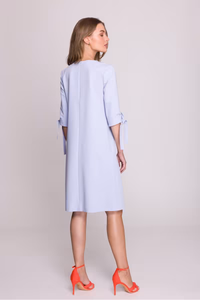 Sukienka Model S393 Błękit - Stylove — zdjęcie 3