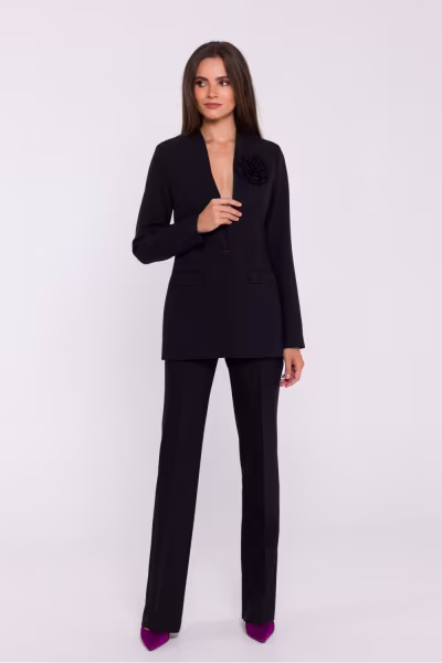 Marynarka Model S370 Black - Stylove — zdjęcie 2