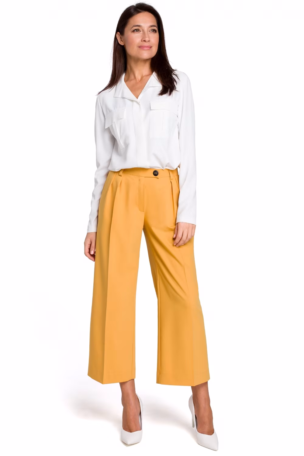 Spodnie Damskie Model S139 Yellow - Stylove