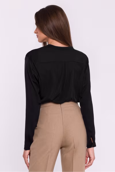 Bluzka Model S375 Black - Stylove — zdjęcie 3