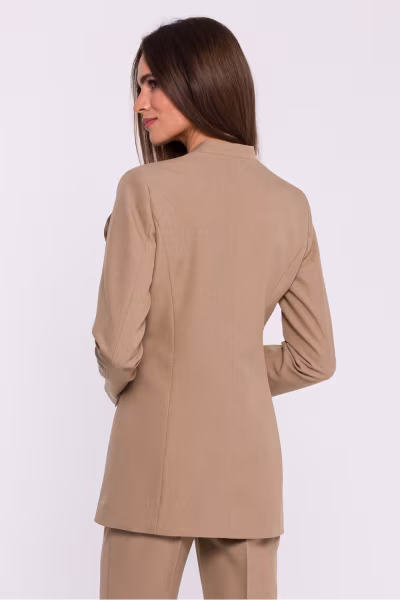 Marynarka Model S370 Beige - Stylove — zdjęcie 3