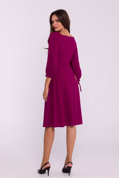 Sukienka Model S383 Śliwka - Stylove — zdjęcie 3