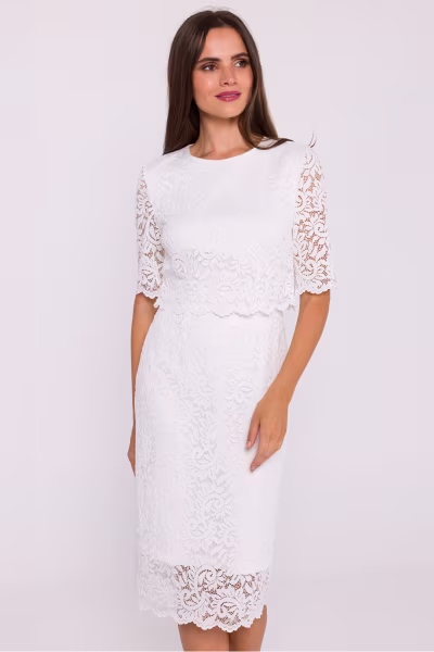 Sukienka Model S379 Ecru - Stylove — zdjęcie 1