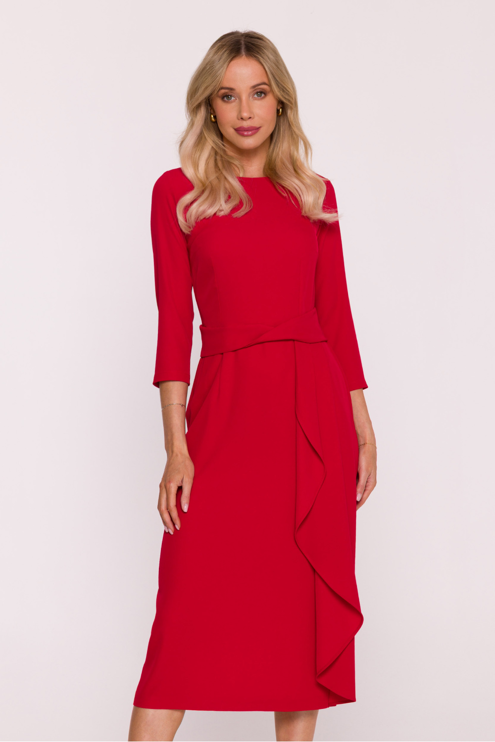 Sukienka Model S425 Red - Stylove