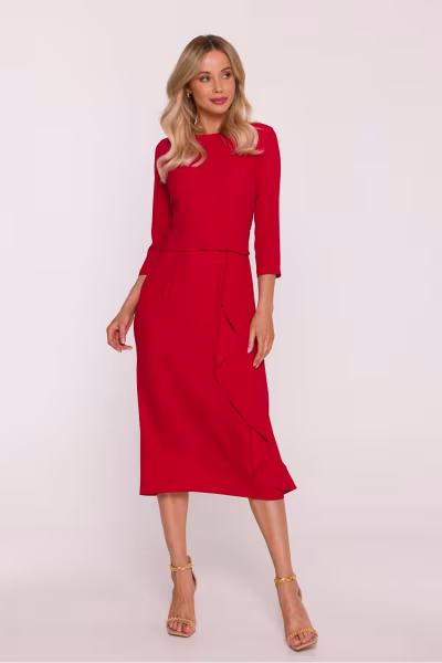 Sukienka Model S425 Red - Stylove — zdjęcie 2