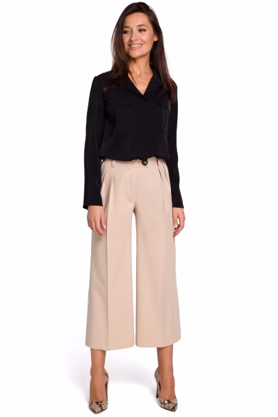 Spodnie Damskie Model S139 Beige - Stylove — zdjęcie 1