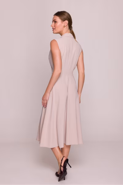 Sukienka Model S409 Beige - Stylove — zdjęcie 2