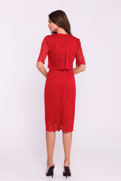 Sukienka Model S379 Red - Stylove — zdjęcie 2