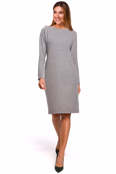 Sukienka Model S178 Grey - Stylove — zdjęcie 1