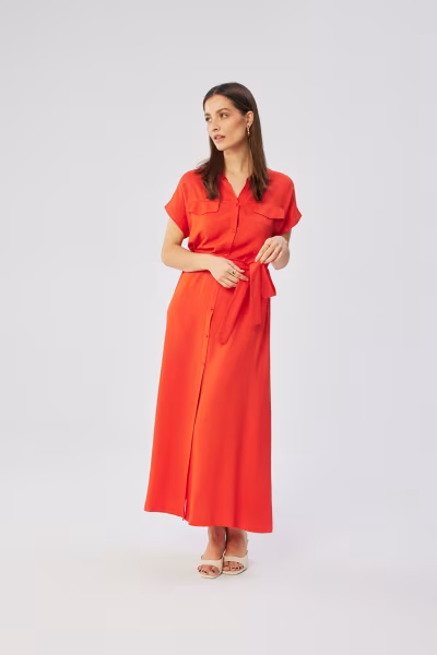 Sukienka Model S364 Coral - Stylove — zdjęcie 1