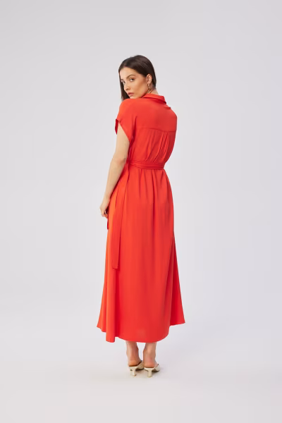 Sukienka Model S364 Coral - Stylove — zdjęcie 2