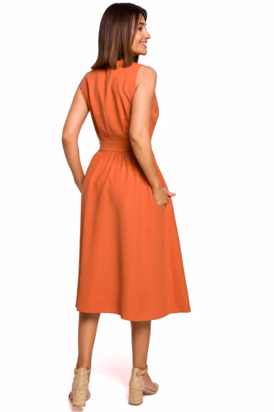 Sukienka Model S224 Orange - Stylove — zdjęcie 2