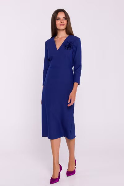 Sukienka Model S372 Blue - Stylove — zdjęcie 2