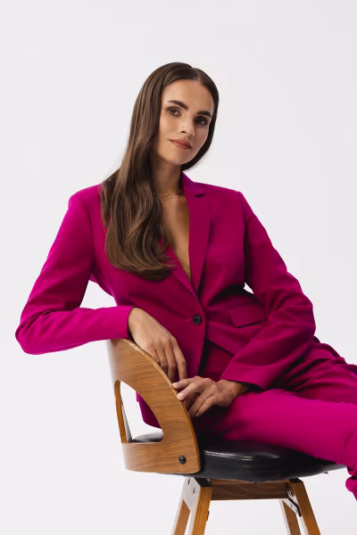 Marynarka Model S353 Śliwka - Stylove — zdjęcie 1