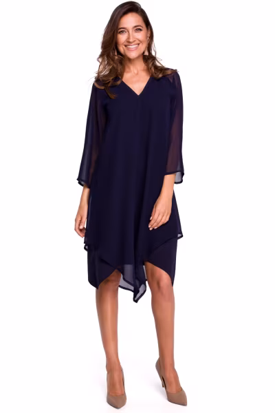 Sukienka Model S159 Navy - Stylove — zdjęcie 1