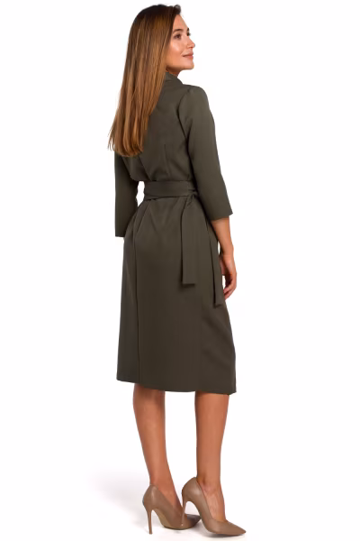 Sukienka Model S175 Khaki - Stylove — zdjęcie 2