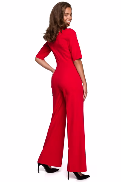 Kombinezon Damski Model S243 Red - Stylove — zdjęcie 2