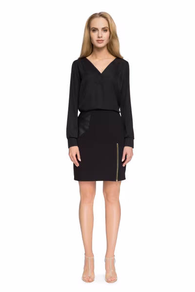 Bluzka Model S035 Black - Stylove — zdjęcie 1