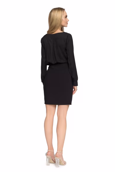 Bluzka Model S035 Black - Stylove — zdjęcie 2