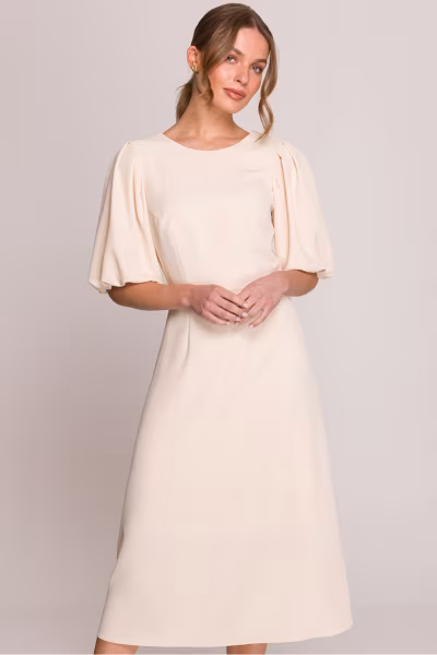 Sukienka Model S400 Śmietana - Stylove — zdjęcie 1