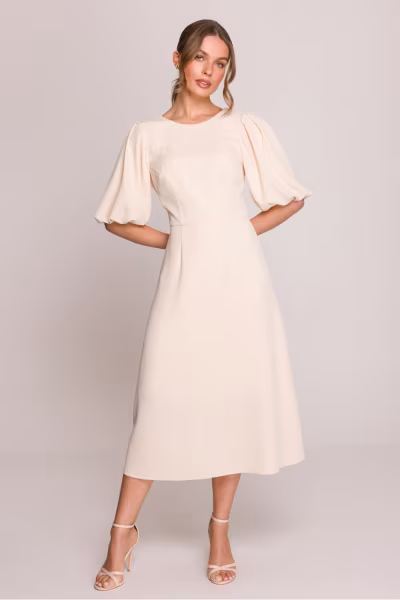 Sukienka Model S400 Śmietana - Stylove — zdjęcie 2