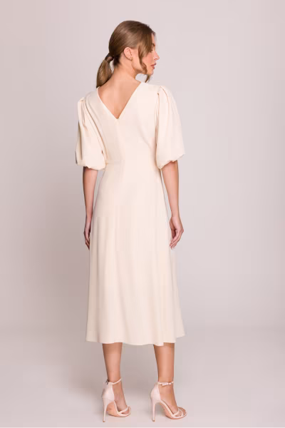 Sukienka Model S400 Śmietana - Stylove — zdjęcie 3