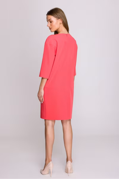 Sukienka Model S394 Coral - Stylove — zdjęcie 3