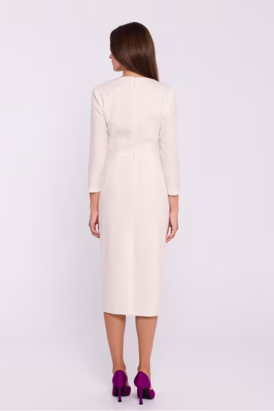 Sukienka Model S372 Kość Słoniowa - Stylove — zdjęcie 2