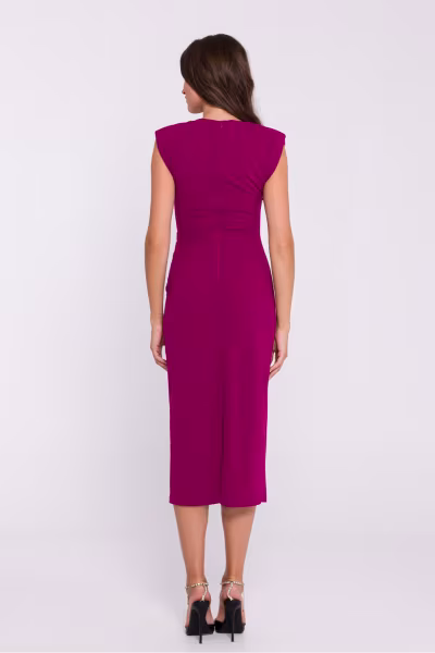 Sukienka Model S382 Śliwka - Stylove — zdjęcie 2