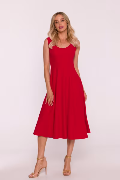 Sukienka Model S424 Red - Stylove — zdjęcie 2