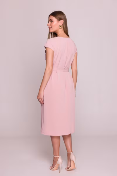 Sukienka Model S411 Powder Pink - Stylove — zdjęcie 2
