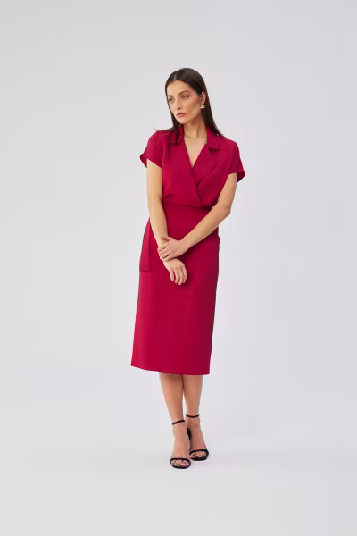 Sukienka Model S363 Śliwka - Stylove — zdjęcie 1