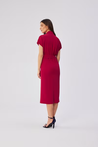 Sukienka Model S363 Śliwka - Stylove — zdjęcie 2